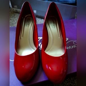 Shiny Red Heels